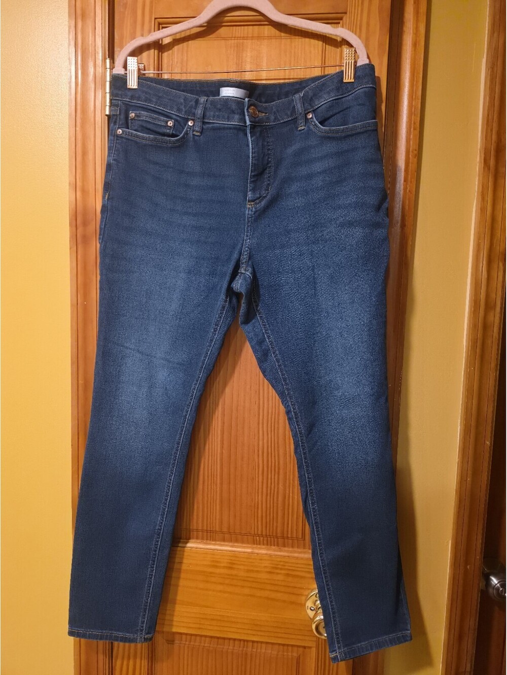 Lauren Conrad Dark Blue Womens Skinny Jeans Size 16